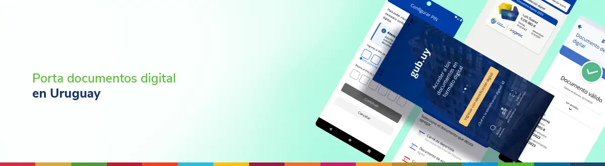 Mobile application screens